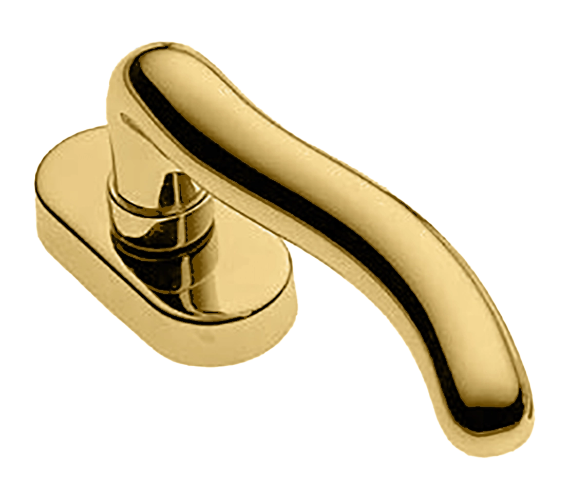 Ручка оконная SNAKE W1 OTL, цвет - золото фото купить Ижевск