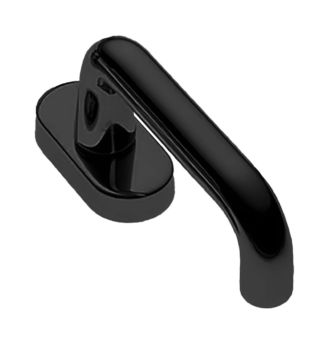 Ручка оконная IRIS W1 NERO, цвет - черный фото купить Ижевск