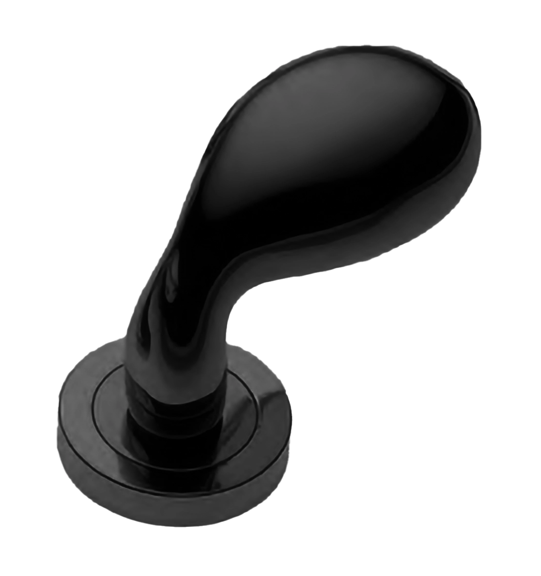 Ручка дверная AIR-2 R2 NERO раздельная на круглой розетке, цвет - черный фото купить Ижевск