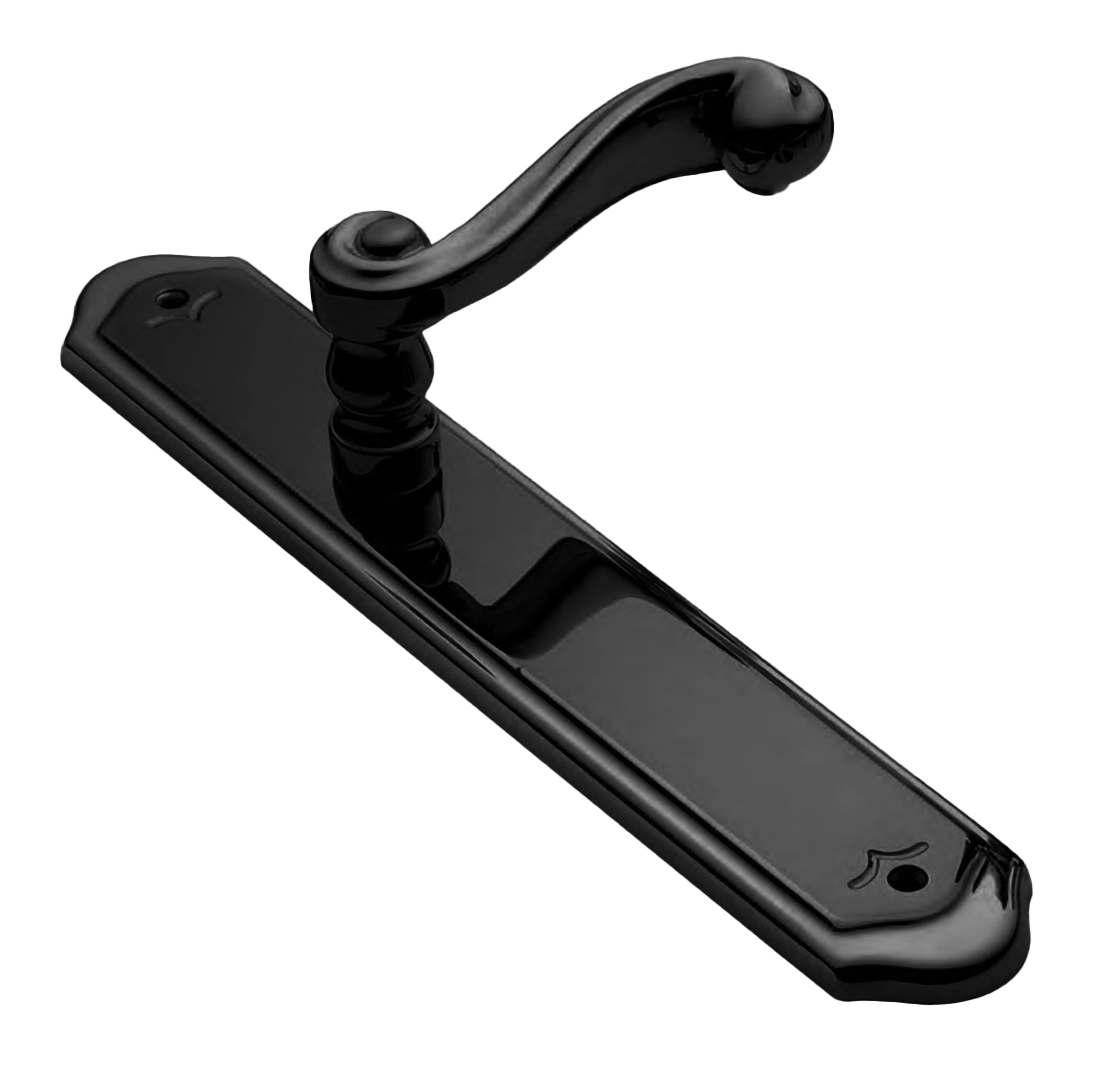 Ручка на планке PLAZA PL NERO, цвет - черный фото купить Ижевск