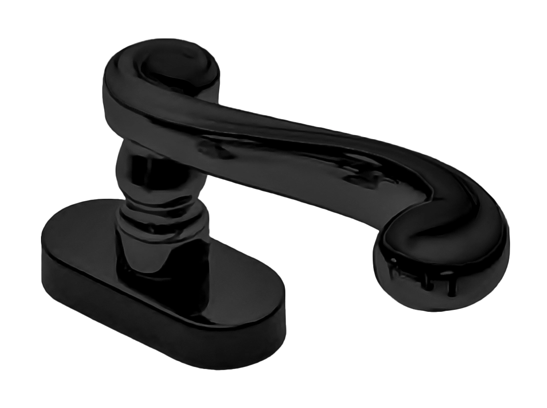 Ручка оконная PLAZA W1 NERO, цвет - черный фото купить Ижевск