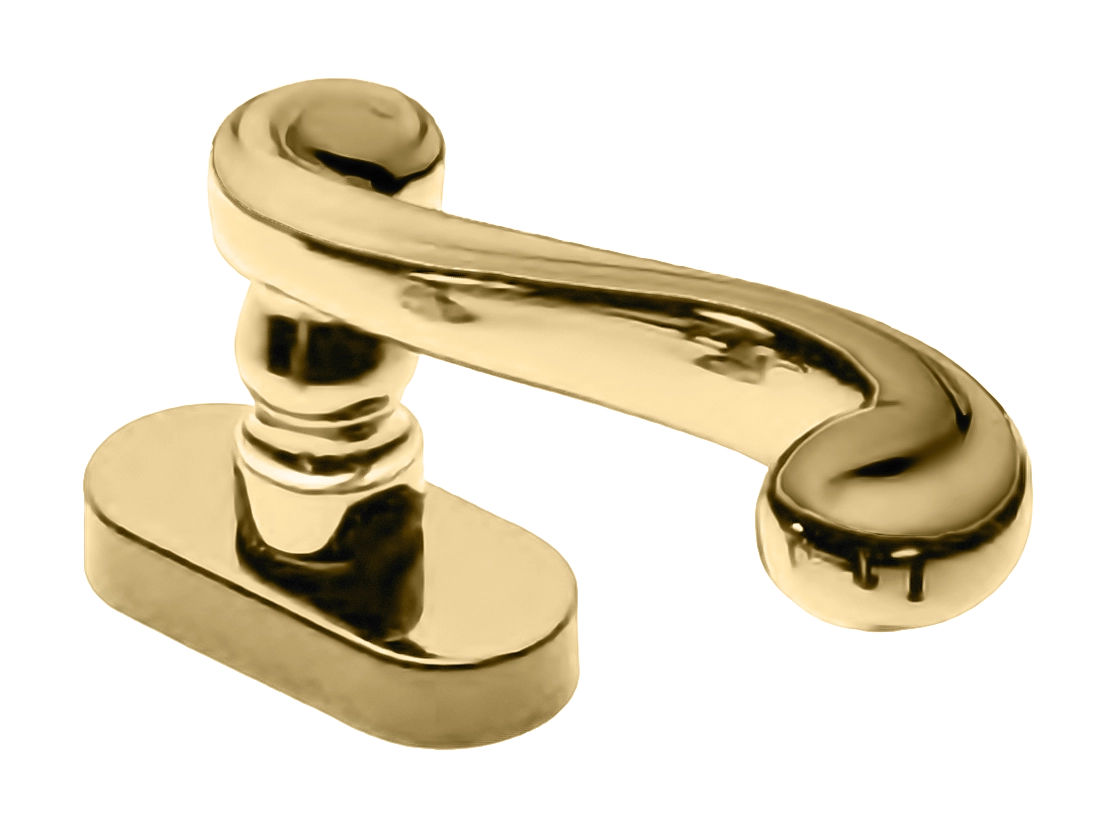 Ручка оконная PLAZA W1 OTL, цвет - золото фото купить Ижевск