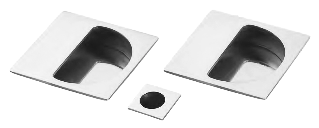 Ручки для раздвижной двери ART.72/Q CRO с пальчиковой ручкой и заверткой WC, цвет - хром фото купить Ижевск