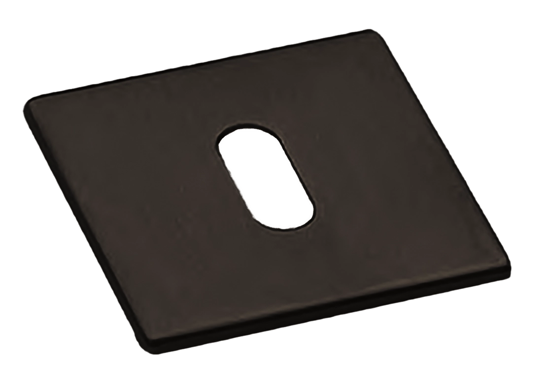 Накладка на ключевой цилиндр LUX-FK-S5 ANT на квадратной розетке под ключ буратино, цвет - антрацит фото купить Ижевск
