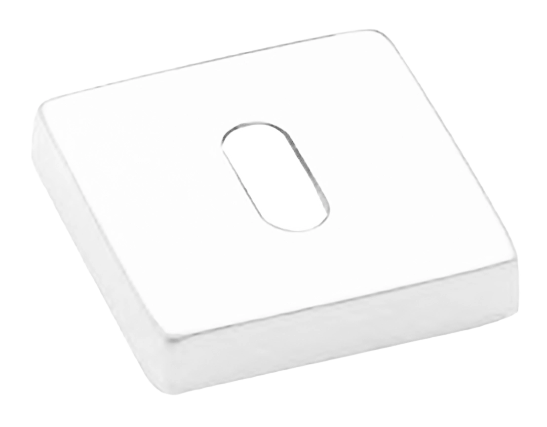 Накладка на ключевой цилиндр LUX-FK-S4 BIA на квадратной розетке под ключ буратино, цвет - белый фото купить Ижевск