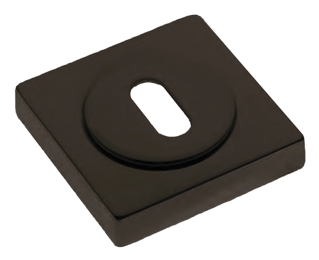 Накладка на ключевой цилиндр LUX-FK-S2 ANT на квадратной розетке под ключ буратино, цвет - антрацит фото купить Ижевск
