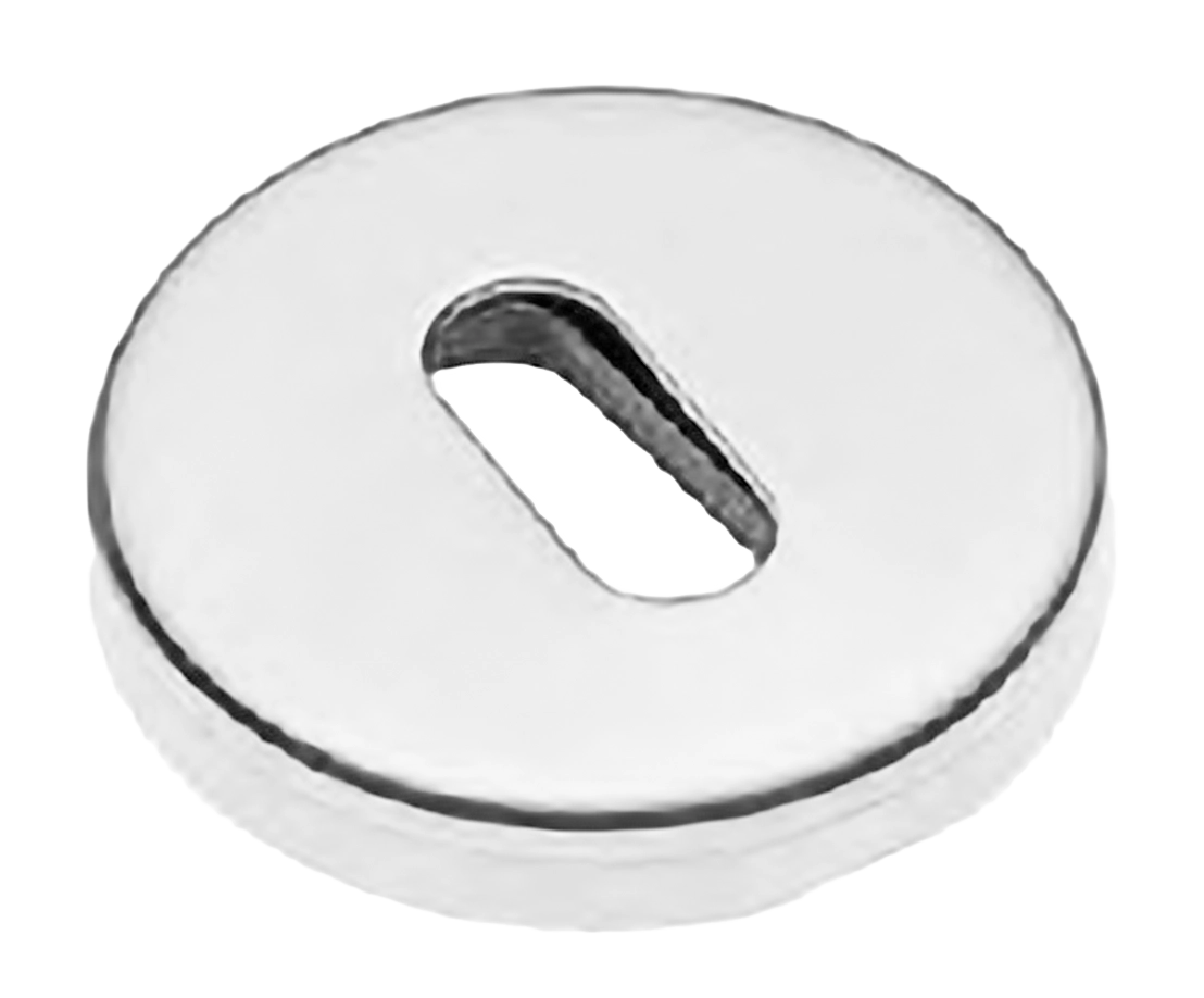 Накладка на ключевой цилиндр LUX-FK-R3-E BIA на круглой розетке под ключ буратино, цвет - белый фото купить Ижевск