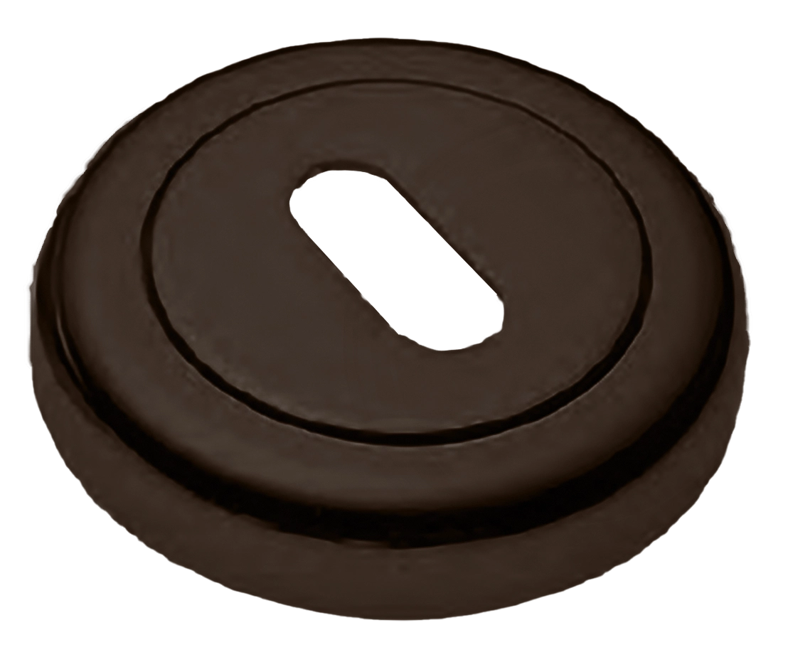 Накладка на ключевой цилиндр LUX-FK-R4 ANT на круглой розетке под ключ буратино, цвет - антрацит фото купить Ижевск