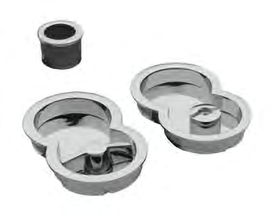 Комплект ручек INFINITY ART.85/A CRO с заверткой для раздвижной двери с торцевой ручкой, цвет - хром фото купить Ижевск