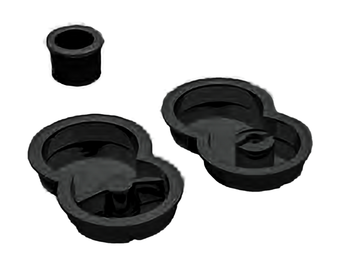 Комплект ручек INFINITY ART.85/A NERO с заверткой для раздвижной двери с торцевой ручкой, цвет - черный фото купить Ижевск