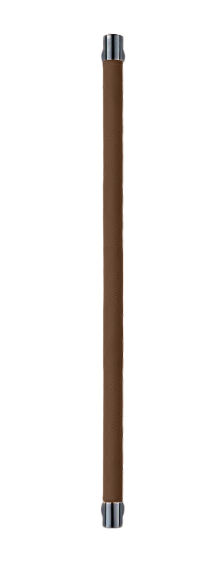 Ручка-скоба HIDE LEATHER PH/A NERO/TESTA DI MORO, цвет - черный/темно-коричневый фото купить Ижевск