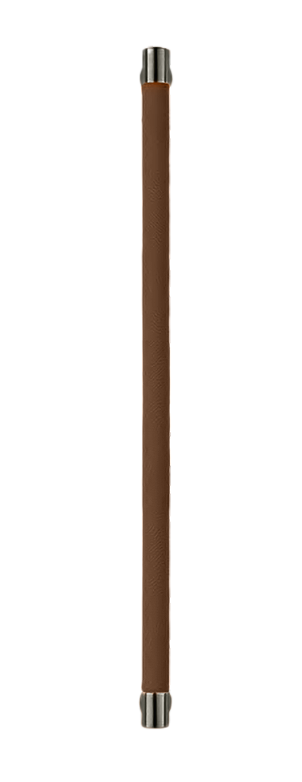 Ручка-скоба HIDE LEATHER PH/A ANT/TESTA DI MORO, цвет - антрацит/темно-коричневый фото купить Ижевск