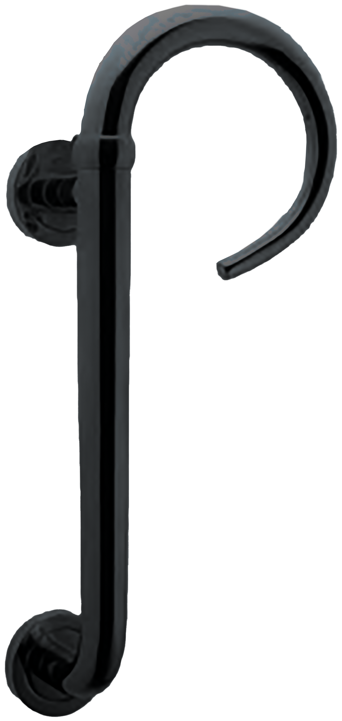 Ручка-скоба LANGOUST PH R NERO, цвет - черный фото купить Ижевск