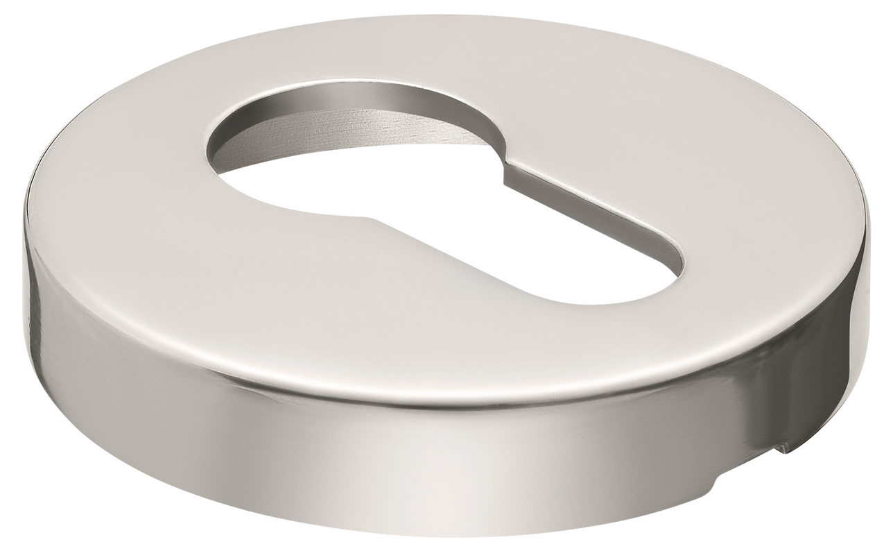 LUX-KH-R2 NIK, накладка на ключевой цилиндр на круглой розетке, цвет - никель фото купить в Ижевске