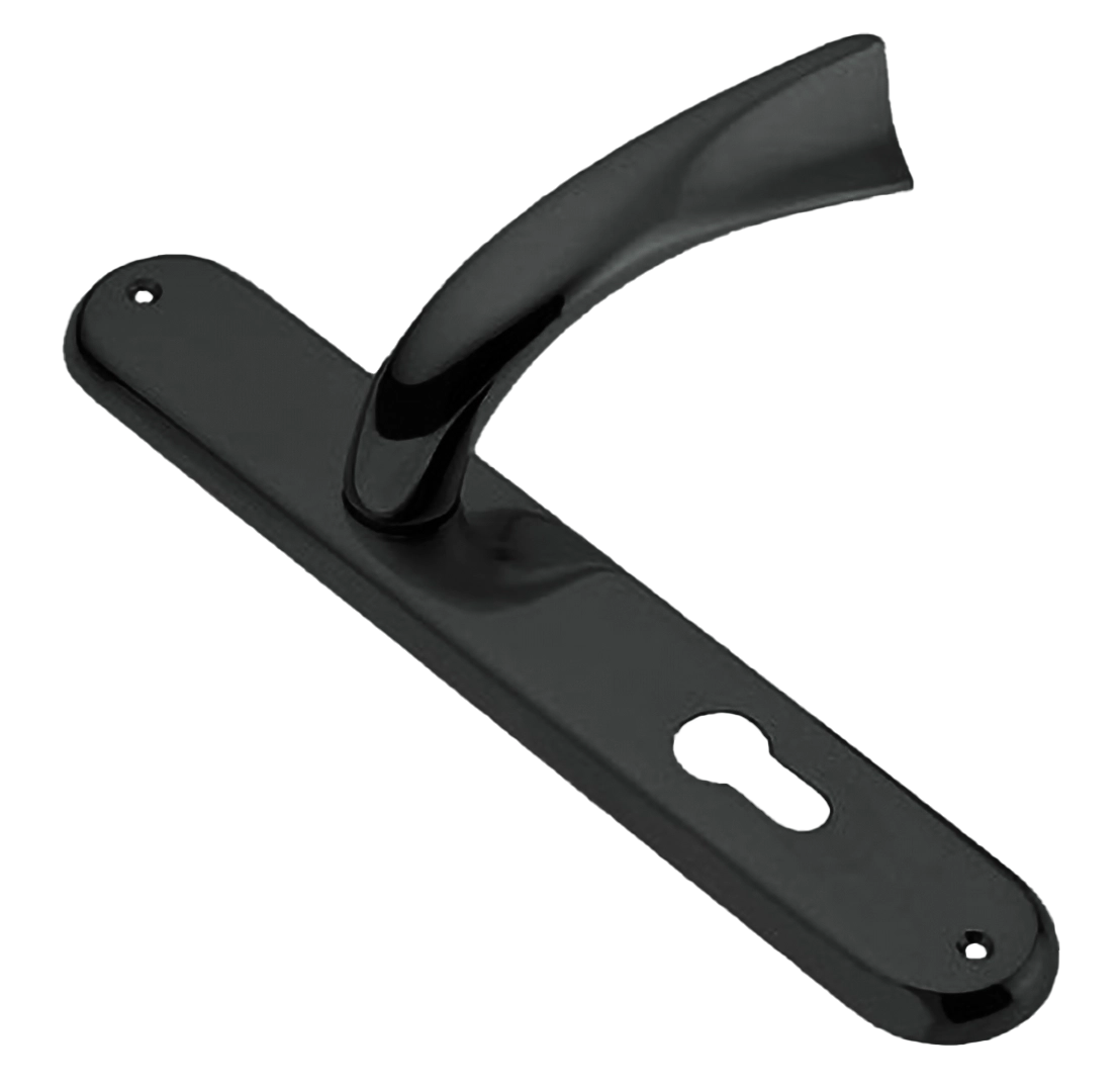 Ручка дверная на планке TENDER PL NIN, цвет черный никель, латунь фото купить в Ижевске