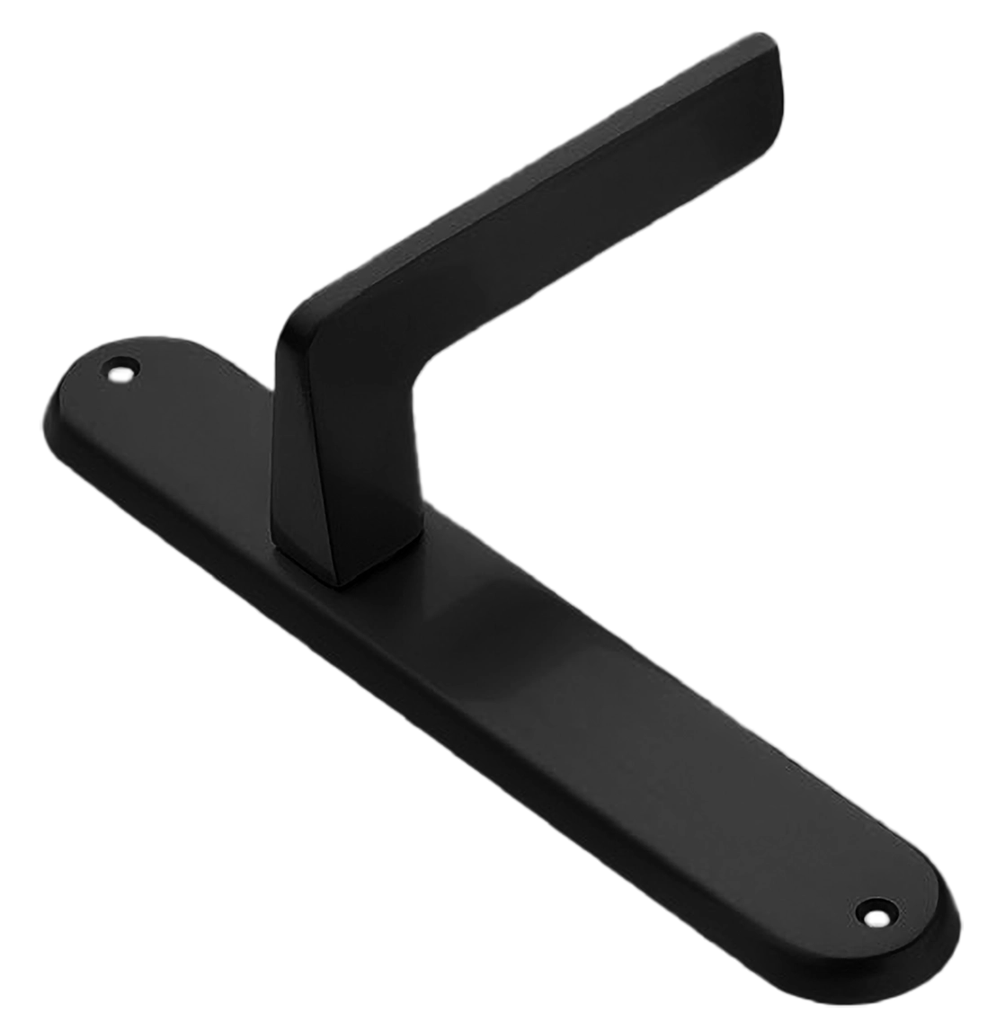 Ручка дверная на планке ROCK PL NERO, цвет черный, латунь фото купить в Ижевске