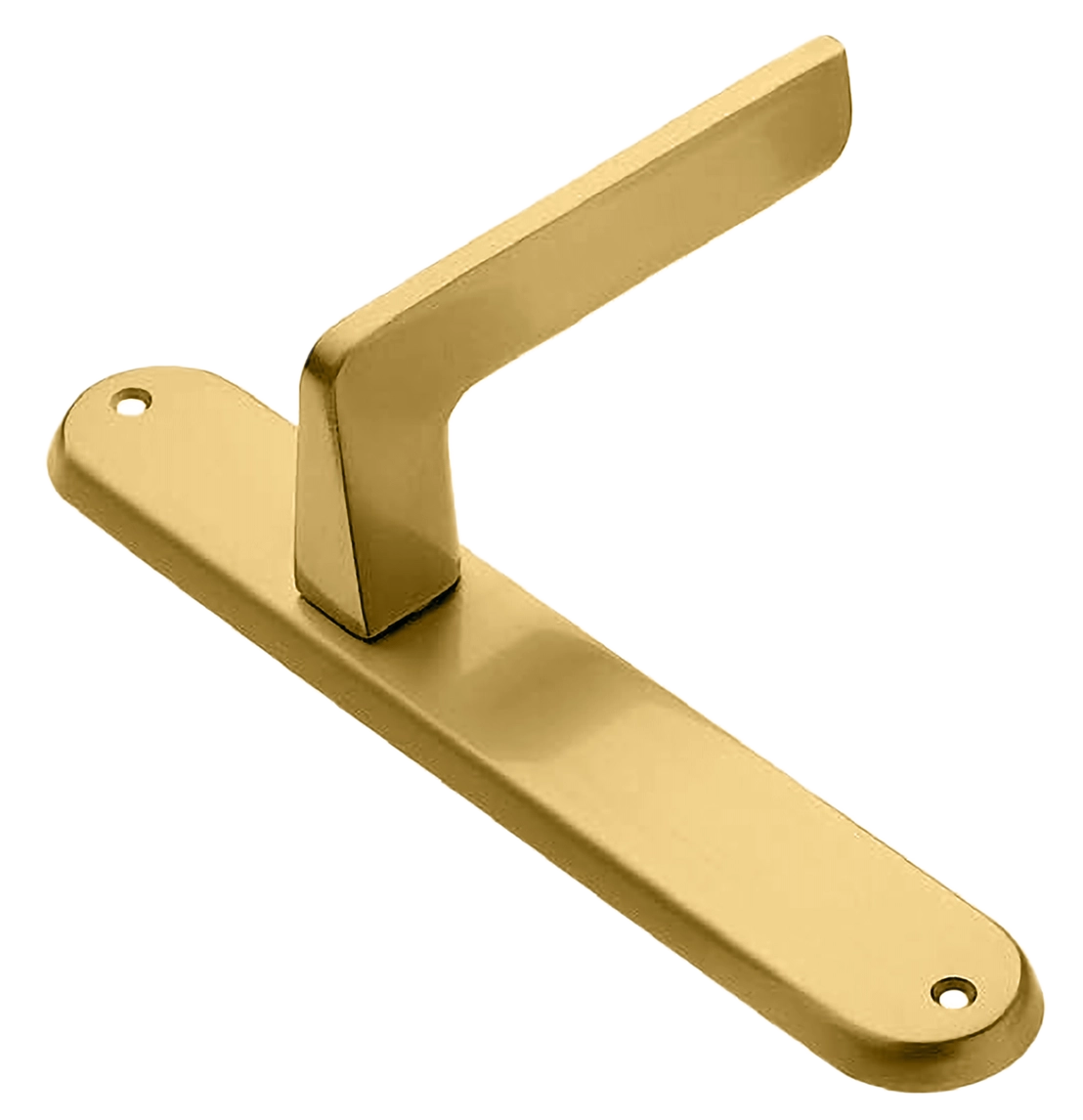 Ручка дверная на планке ROCK PL OSA, цвет матовое золото, латунь фото купить в Ижевске