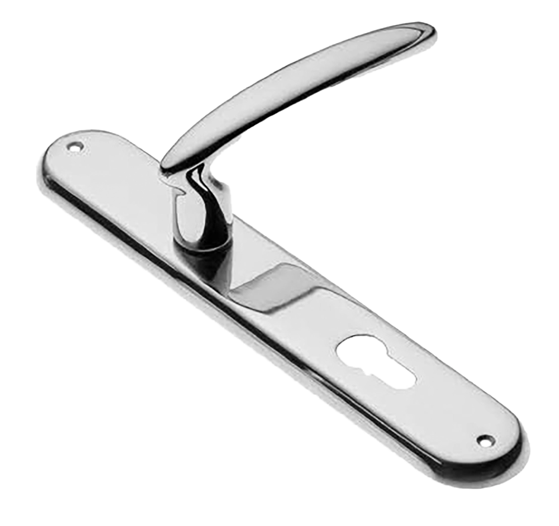 Ручка дверная на планке FLAMINGO PL CRO, цвет хром, латунь фото купить в Ижевске