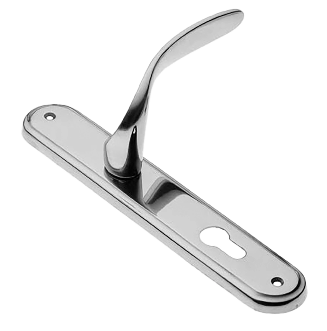 Ручка дверная на планке COBRA PL CRO, цвет хром, латунь фото купить в Ижевске