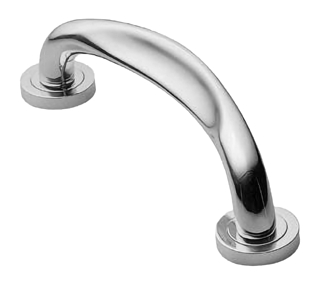 Ручка-скоба дверная RAFT PH CRO на круглой розетке, цвет хром, латунь фото купить в Ижевске