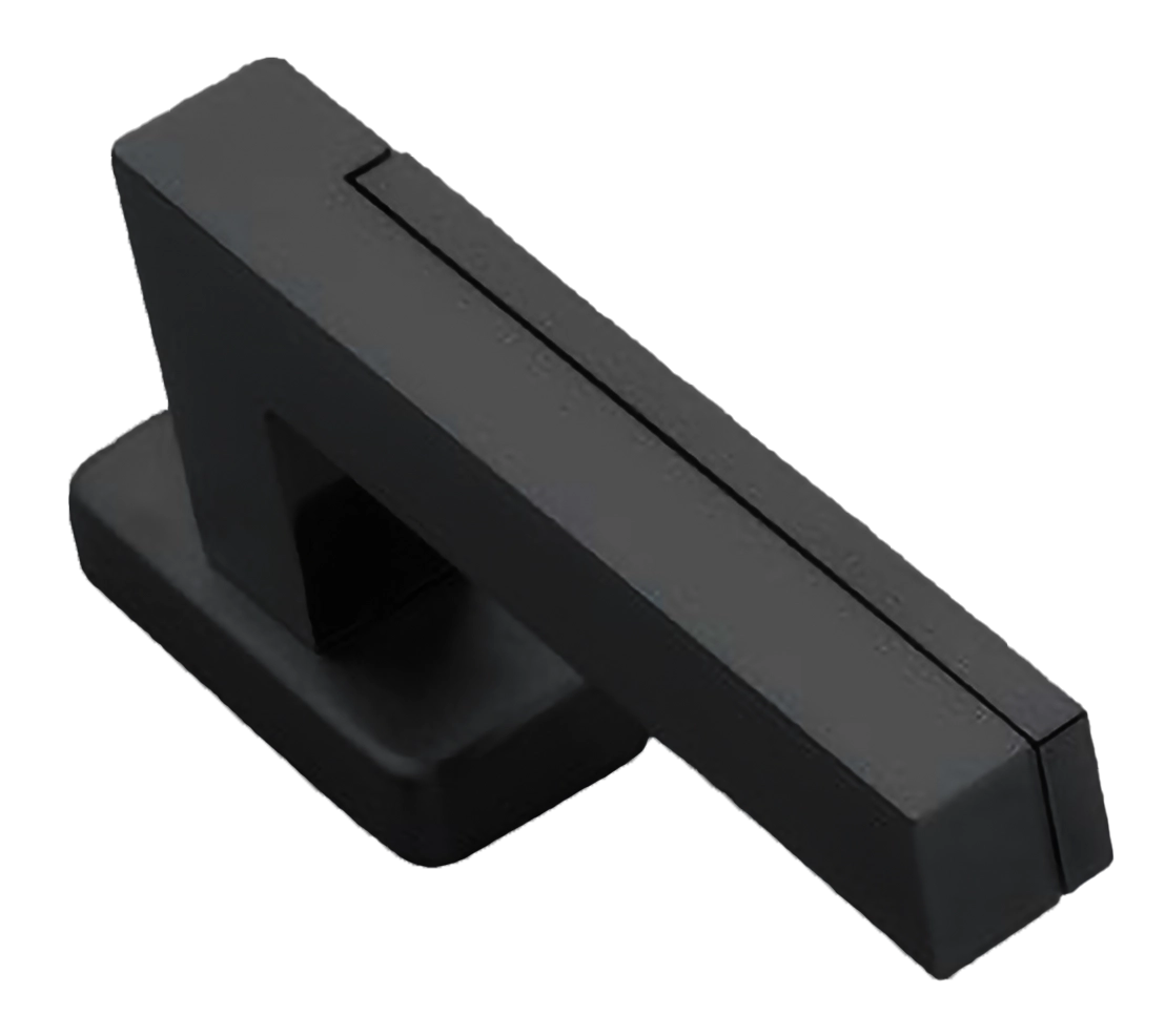 Ручка оконная ISLAND W1 NERO на прямоугольной розетке, цвет черный, латунь фото купить в Ижевске