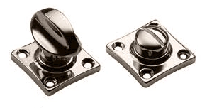 Завертка сантехническая LUX-WC-RIVA NIK на квадратной розетке цвет никель, ЦАМ фото купить в Ижевске