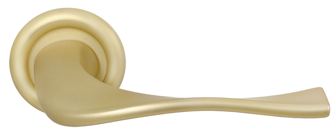 Ручка дверная SKYSCRAPER R7 AH на круглой розетке, цвет Осенний мёд/Autumn Honey фото купить Ижевск