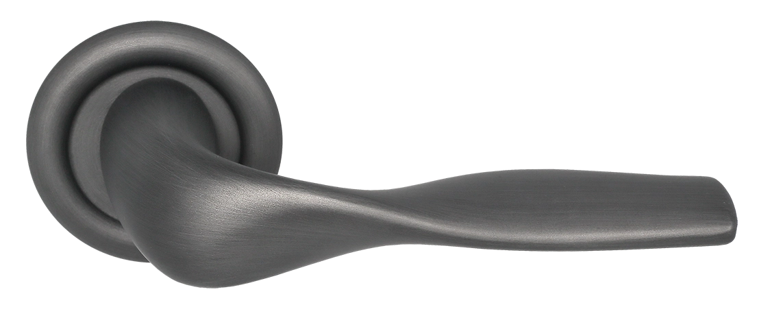 Ручка дверная LVB R7 SST на круглой розетке, цвет Летняя гроза/Summer Storm фото купить Ижевск