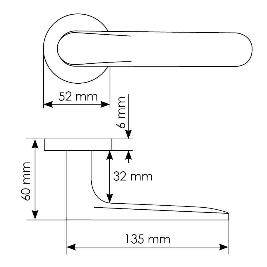 Комплект дверных ручек MH-59-R6 BL + завертка сантехническая MH-WC-R6 BL + защёлка бесшумная M1895 BL + петли врезные универсальные MSN 100X70X2.5-4BB BL (2шт), цвет черный фото купить в Ижевске