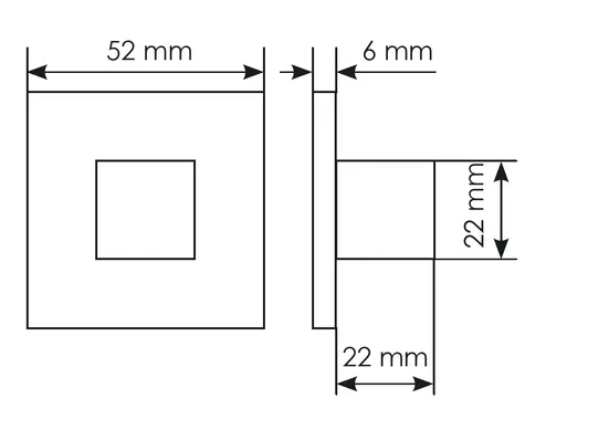 Комплект дверных ручек MH-54-S6 BL с заверткой MH-WC-S6 BL + замок M1895 BL, цвет черный фото дверная фурнитура Ижевск