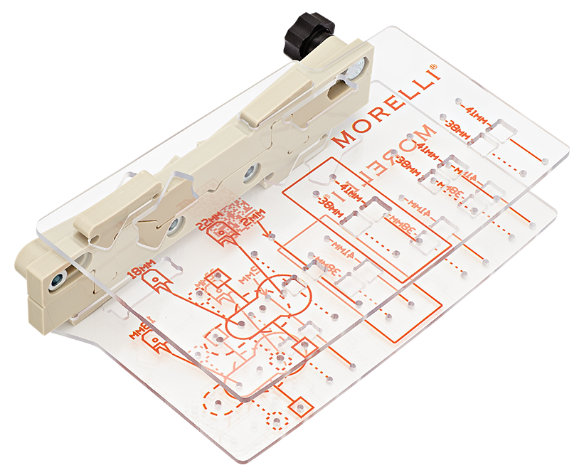Шаблон MORELLI TMH-1 30-50 для установки ручек на двери толщиной 30-50мм фото купить Ижевск