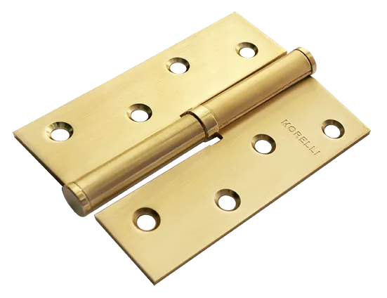 Петля разъемная карточная MSND 100X70X2.5 SG R с подшипником стальная правая, врезная, цвет матовое золото фото купить Ижевск