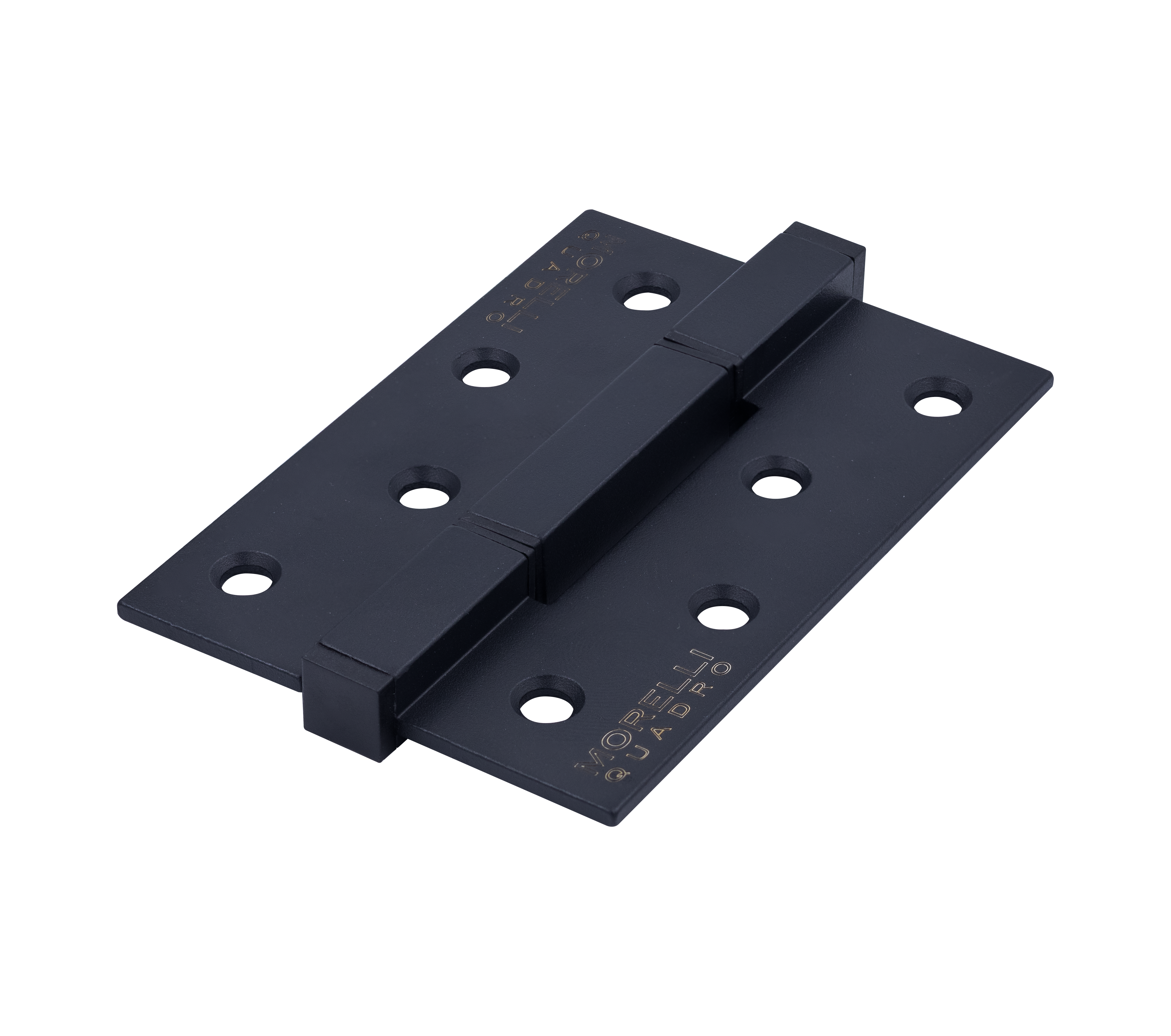 Петля алюминиевая QUADRO-2 BL без врезки на квадратной оси, цвет черный фото купить Ижевск