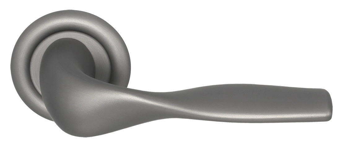 Ручка дверная LVB R7 WF на круглой розетке, цвет Зимняя стужа/Winter Frost фото купить Ижевск