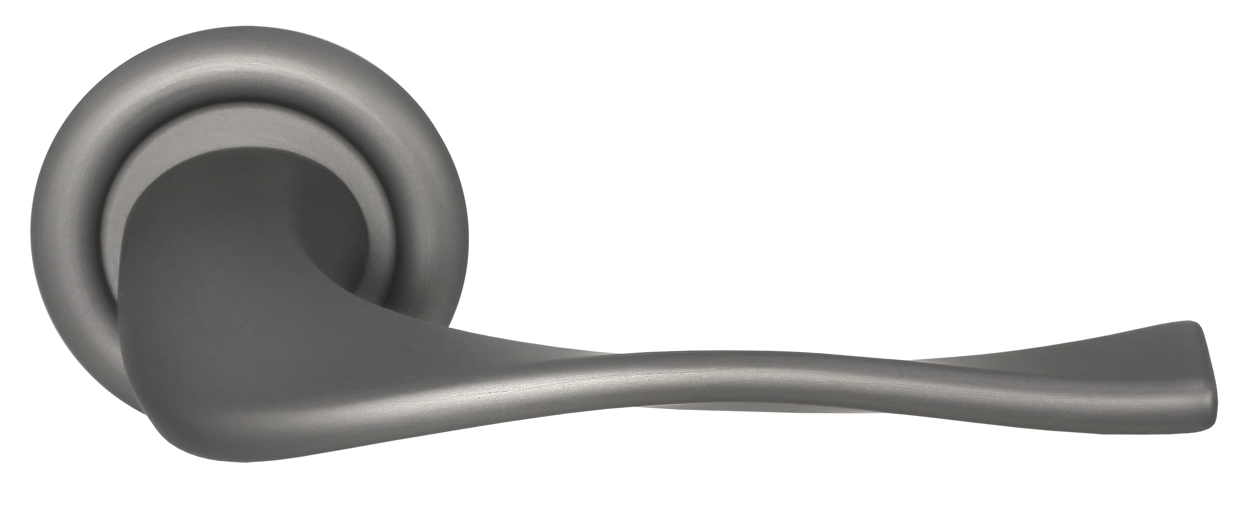 Ручка дверная SKYSCRAPER R7 WF на круглой розетке, цвет Зимняя стужа/Winter Frost фото купить Ижевск