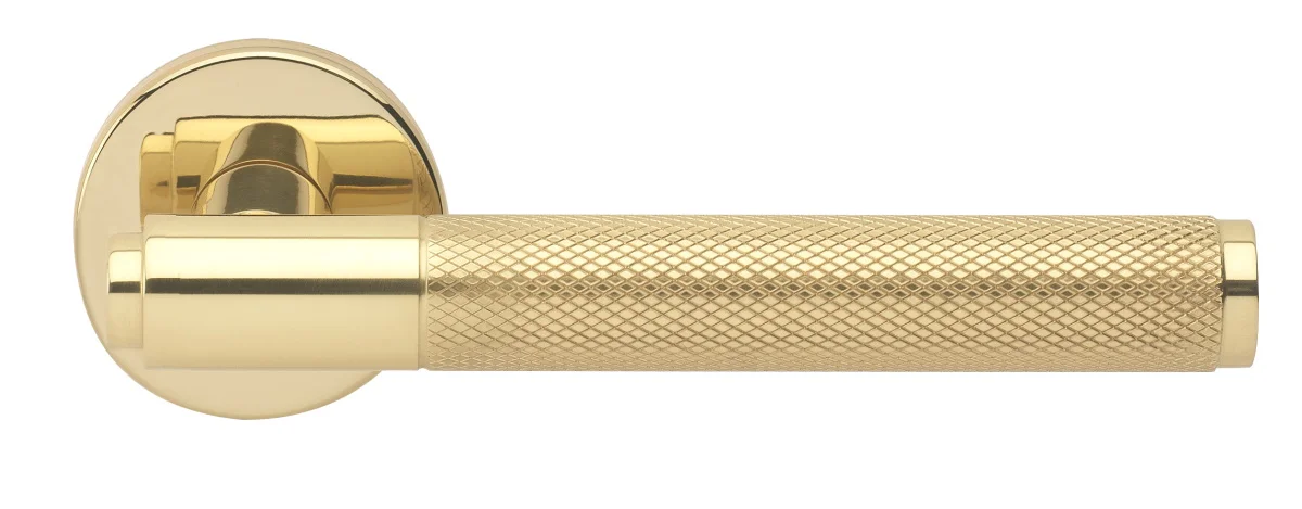BRIDGE R6 OTL, ручка дверная с усиленной розеткой, цвет -  золото фото купить Ижевск