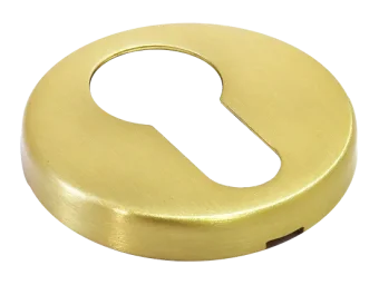 Накладка на замок LUX-KH-R3-E OSA круглая под евроцилиндр, цвет матовое золото