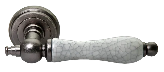 MART, ручка дверная MH-42-CLASSIC OMS/GR, цвет - старое мат.серебро/серый фото купить Ижевск