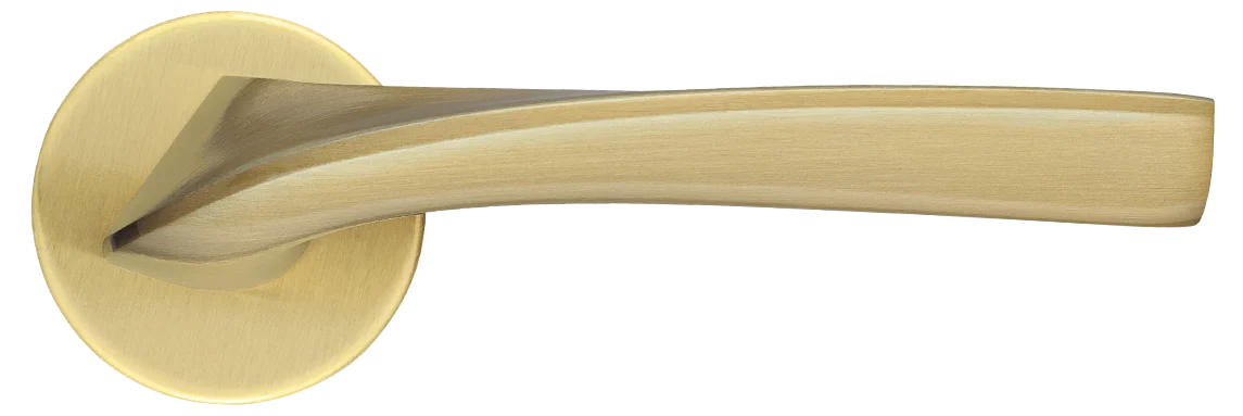 COMETA R5 OSA,  ручка дверная, цвет -  матовое золото фото купить в Ижевске