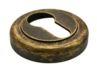 Накладка на евроцилиндр CC-KH OBA круглая, цвет античная бронза