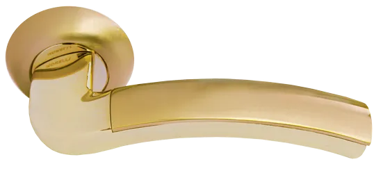 ПАЛАЦЦО, ручка дверная MH-02 SG/GP, цвет - мат.золото/золото фото купить Ижевск