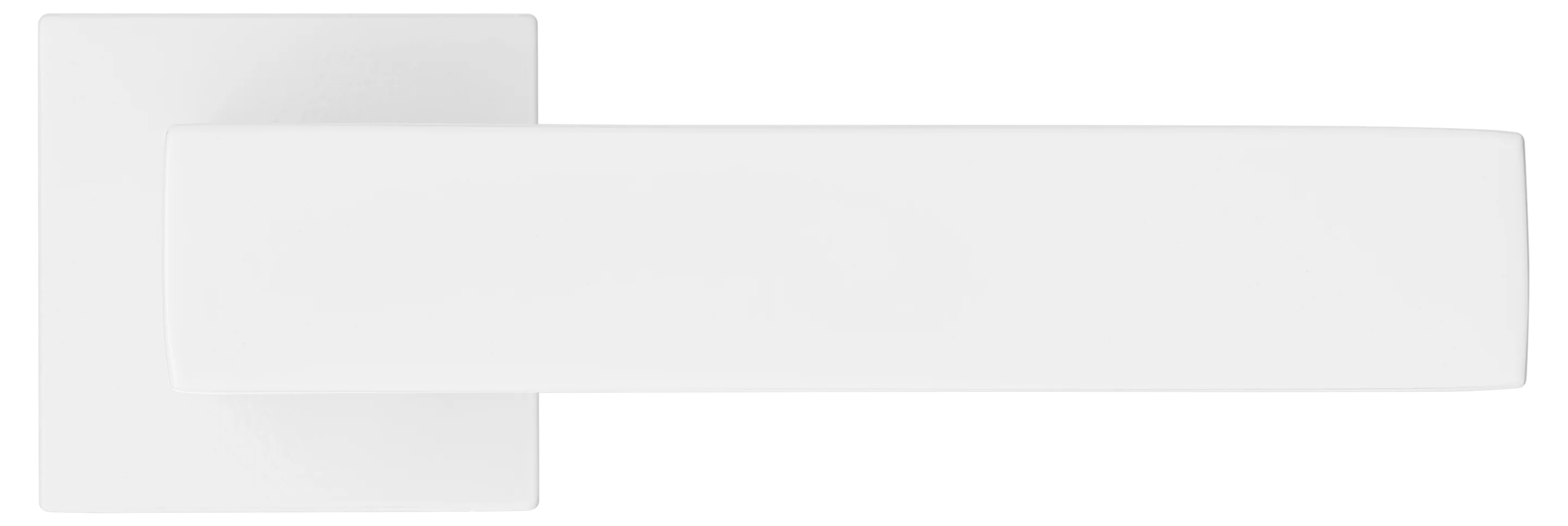 MIRA, ручка дверная на квадратной розетке MH-54-S6 W, цвет - белый фото купить в Ижевске