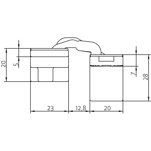 HH-19 B, скрытая петля, цвет - черный фото morelli Ижевск