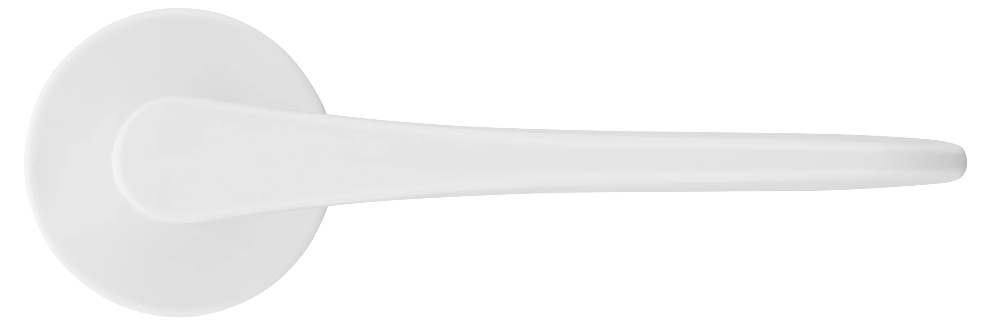 AULA R5 BIA, ручка дверная на розетке 7мм, цвет -  белый фото купить в Ижевске