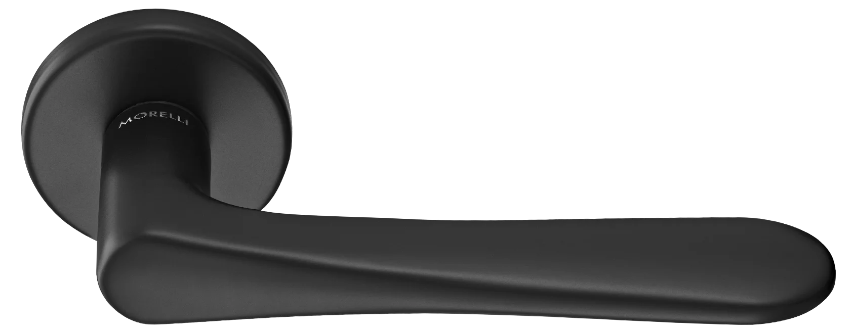 AULA R5 NERO, ручка дверная на розетке 7мм, цвет -  черный фото купить Ижевск