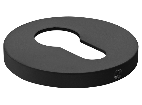 Накладка на ключевой цилиндр, на круглой розетке 6 мм, MH-KH-R6 BL, цвет - чёрный фото купить Ижевск