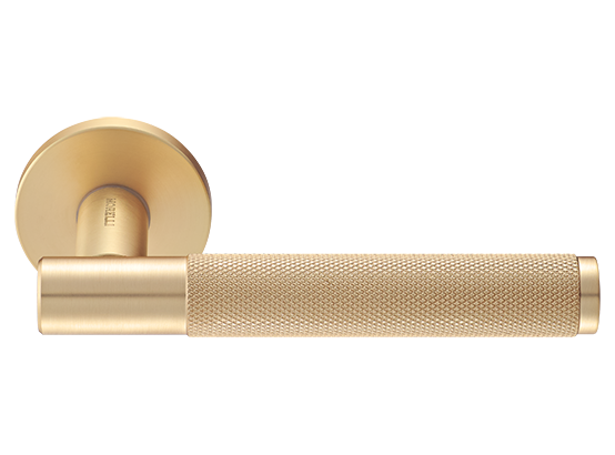 Ручка дверная "AZRIELI" на круглой розетке 6 мм, MH-57-R6T MSG, цвет - мат. сатинированное золото фото купить Ижевск