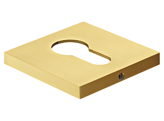 Накладка на ключевой цилиндр, на квадратной розетке 6 мм, MH-KH-S6 MSG, цвет - мат. сатинированное золото фото купить Ижевск