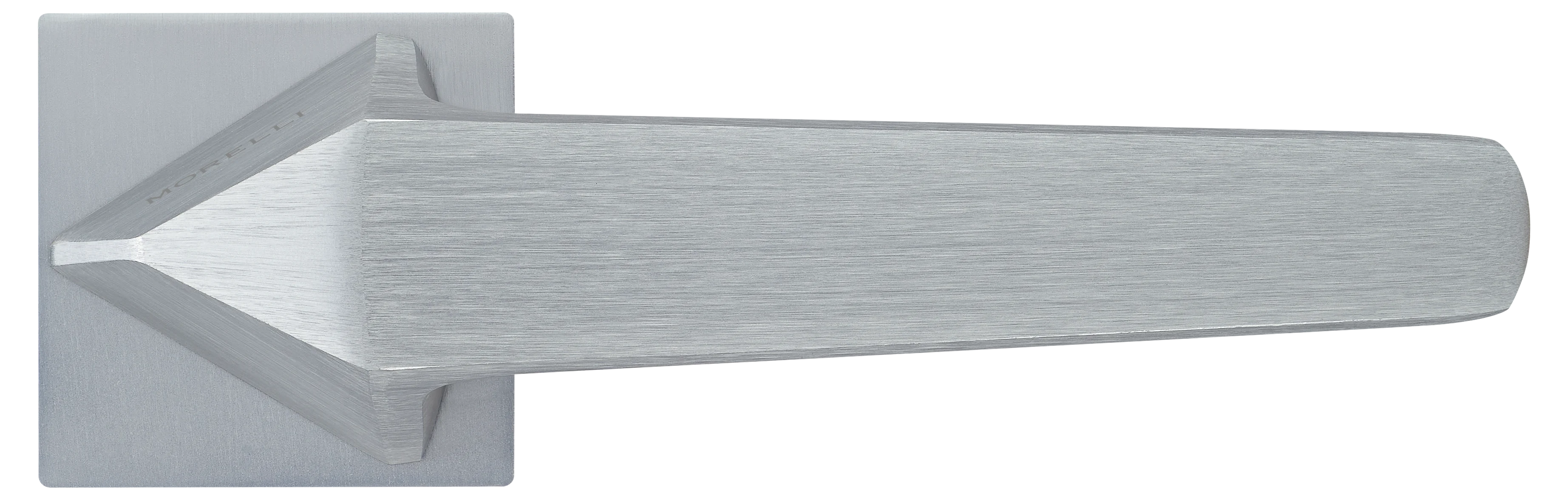 SOUK ручка дверная  на квадратной розетке 6 мм, MH-55-S6 SSC, цвет - суперматовый хром фото купить в Ижевске