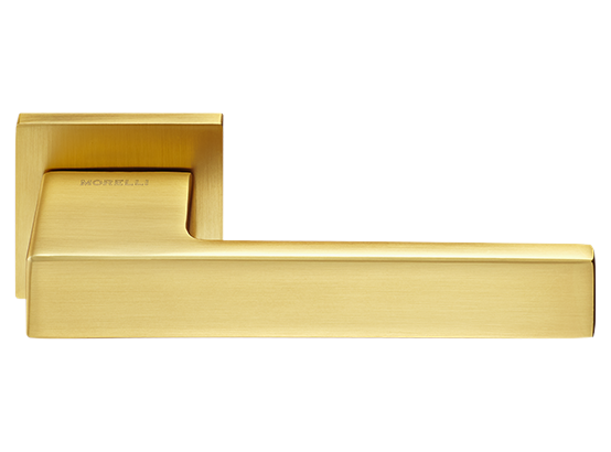 LOT ручка дверная на квадратной розетке 6 мм MH-56-S6 MSG, цвет - мат.сатинированное золото фото купить Ижевск